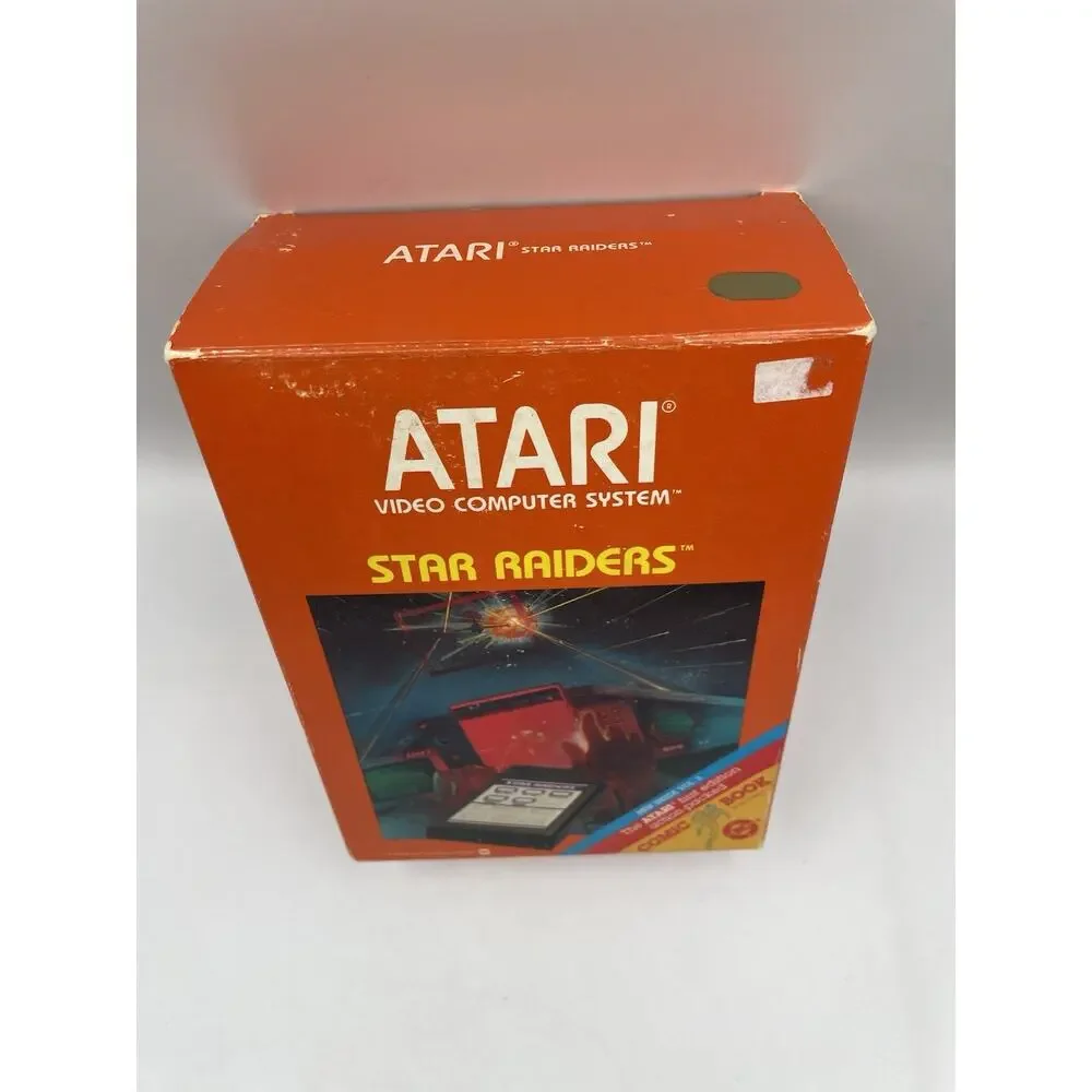 Atari 2600 Star Raiders Complete Big Box CIB & Touchpad Tested -Great Condition